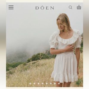 Doen - Winnie Dress in Powder White